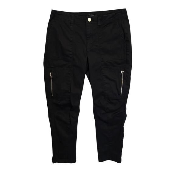 White House Black Market Pants - White House Black Market Capri Womens Size 6 Black Mid Rise Stretch Casual